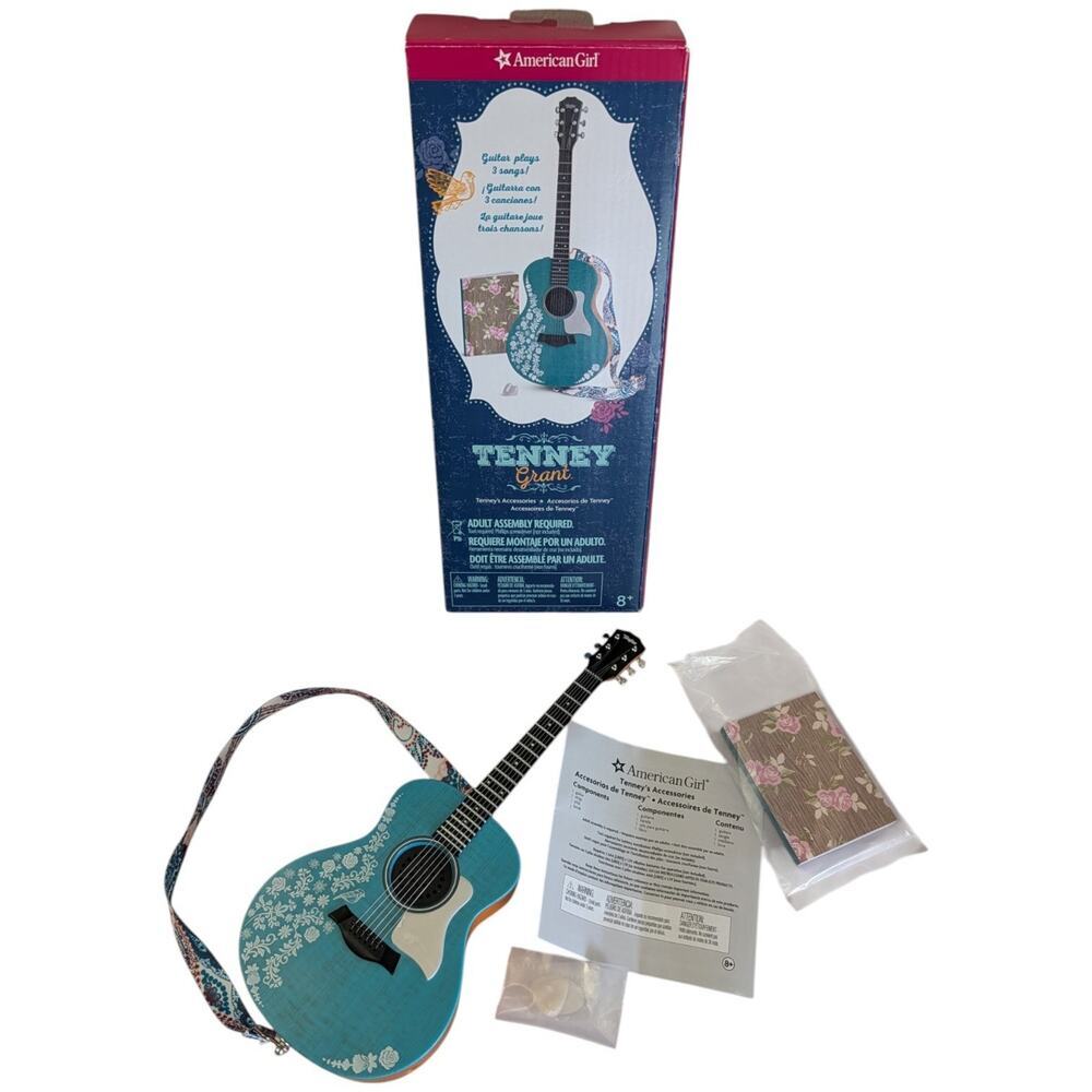 American Girl Tenney Grant Tenney's Accessories Complete Retired in Box Guitar